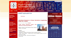 Desktop Screenshot of angiologia.hu
